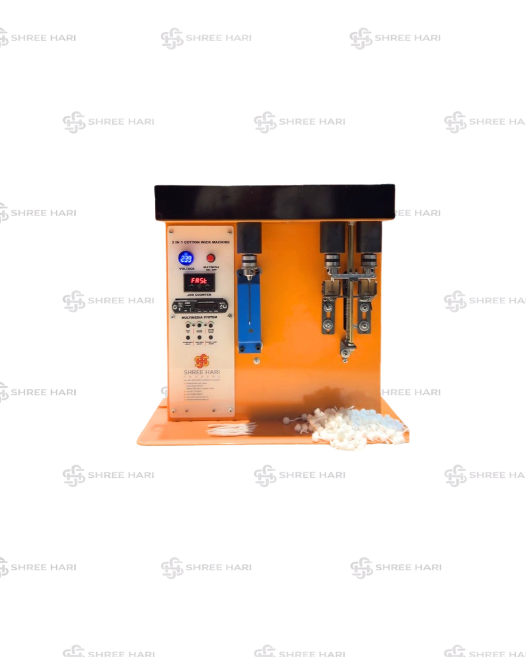 2 in 1 Semi Automatic Cotton Wicks Making Machine