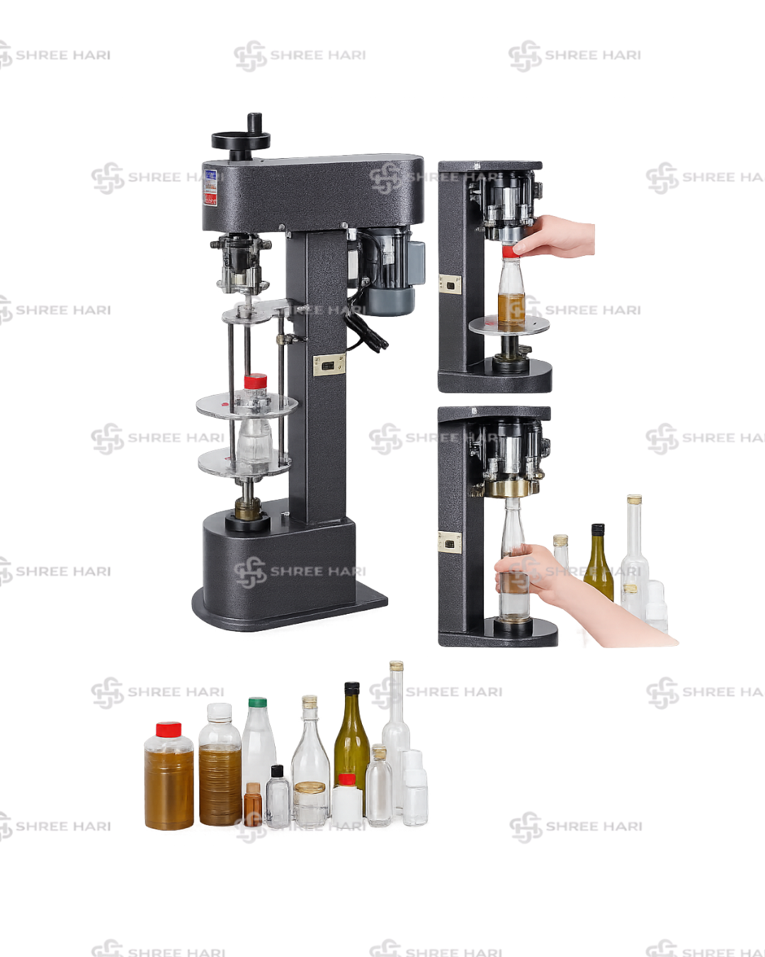 Semi Automatic Bottle Capping Machine