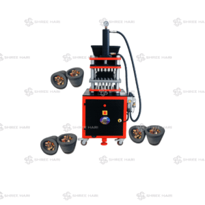 25 Cavity Sambrani Dhoop Cup Making Machine